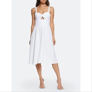 NWOT Dress the Population Bianca Sweetheart Midi Dress, XXL